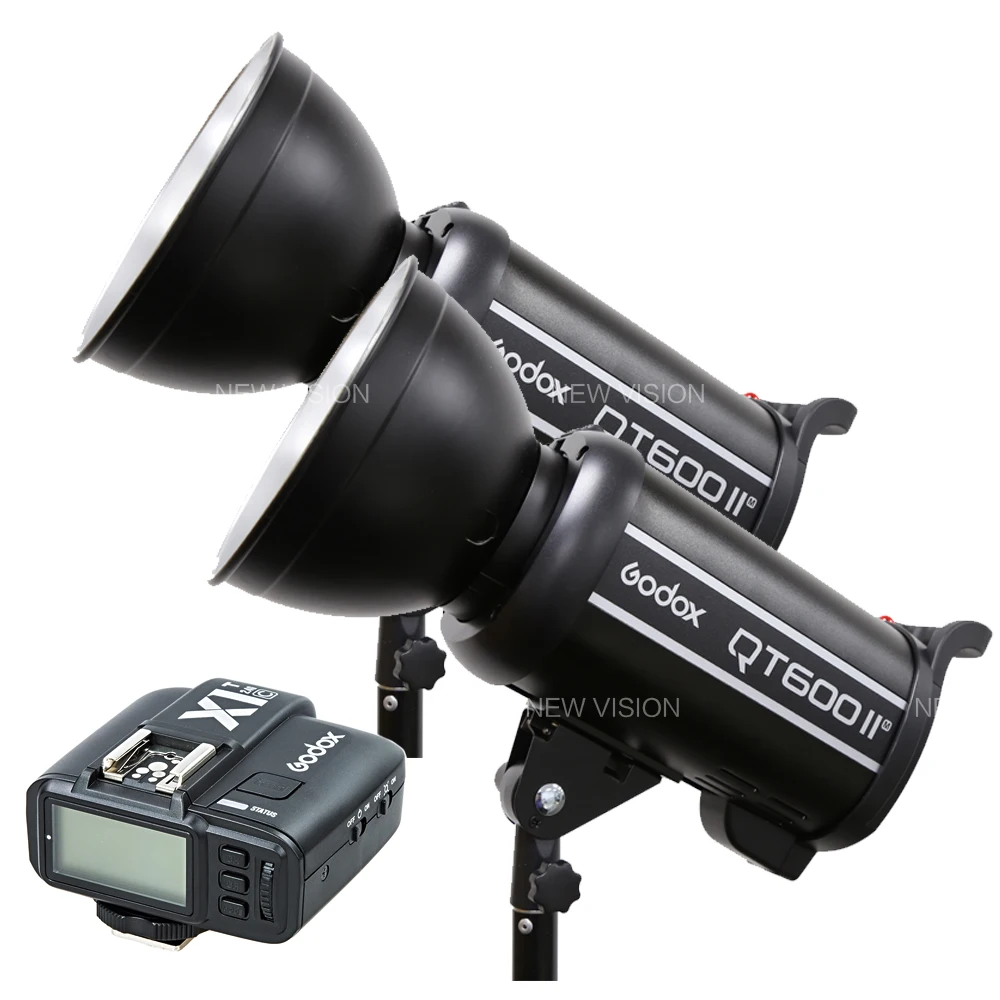 2 шт. Godox QT600II GN76 1/8000s Высокое Скорость высокоскоростная стробоскопическая вспышка