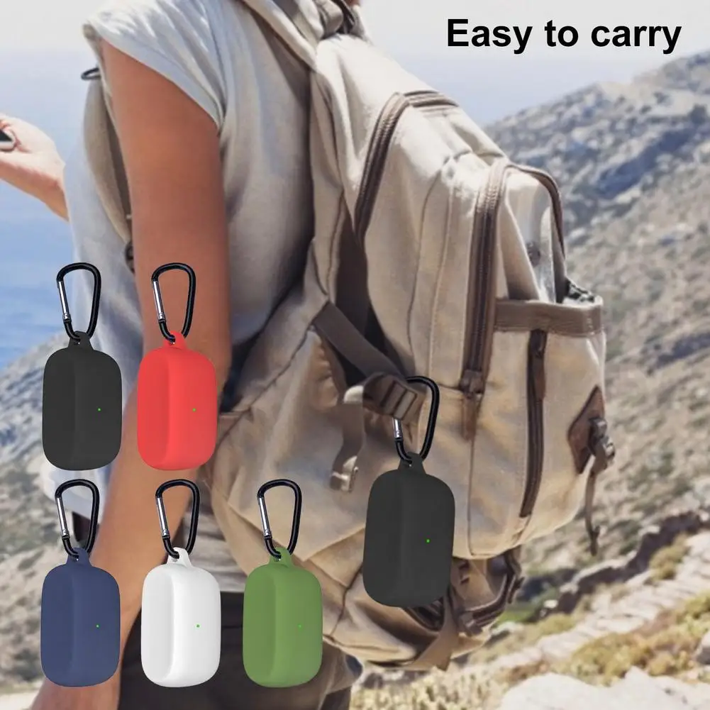 

Silicone Protective Case Soft and Flexible Charging Case for Jabra Elite 75t & Jabra Elite Scratch/Shock Resistant Cover with Ca