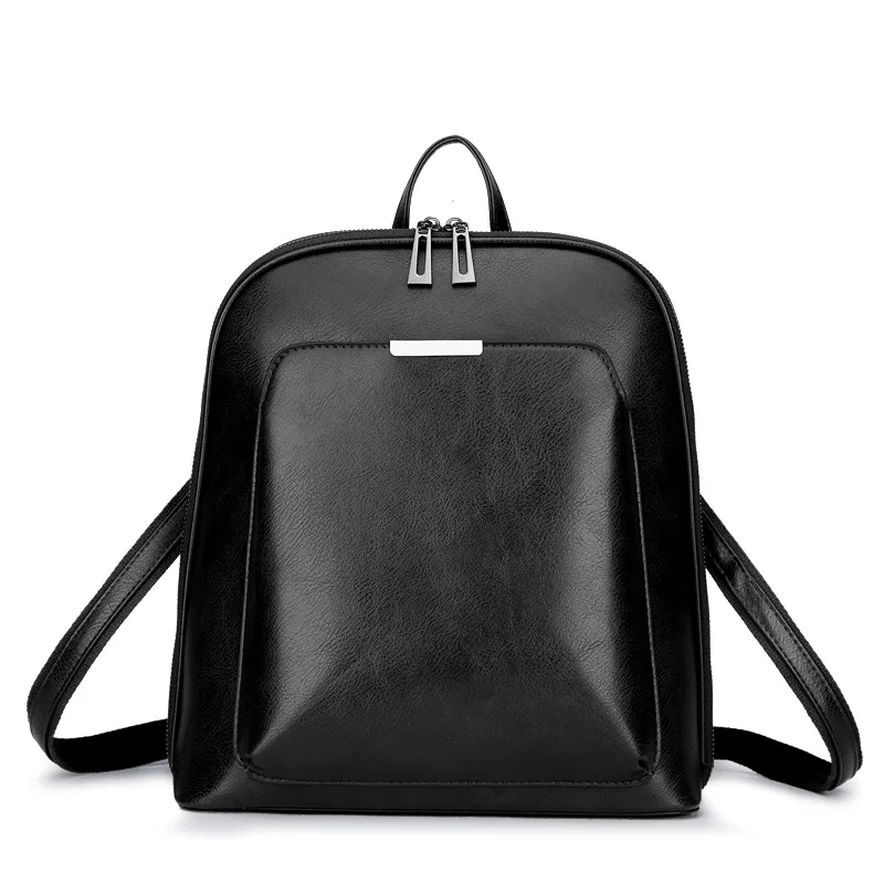

Spring 2021 new trend women's bag soft leather backpack women's fashion versatile large capacity Commuter Bag mini backpack bag
