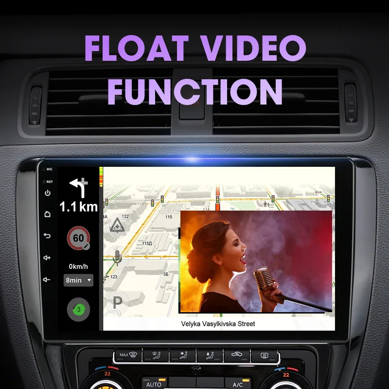Android9.0 2Din GPS навигация Мультимедиа Видео плеер автомобильное радио для Skoda Yeti 5L