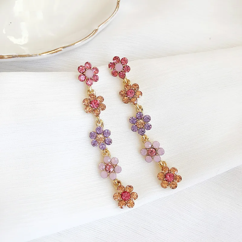 Новинка 2019 модные длинные подвески из сплава трендовые женские серьги-подвески