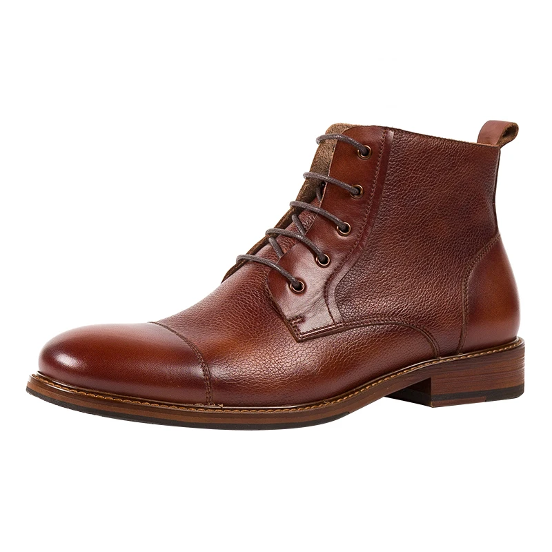 Мужские повседневные Ботинки Martin из натуральной кожи ручной работы на шнуровке