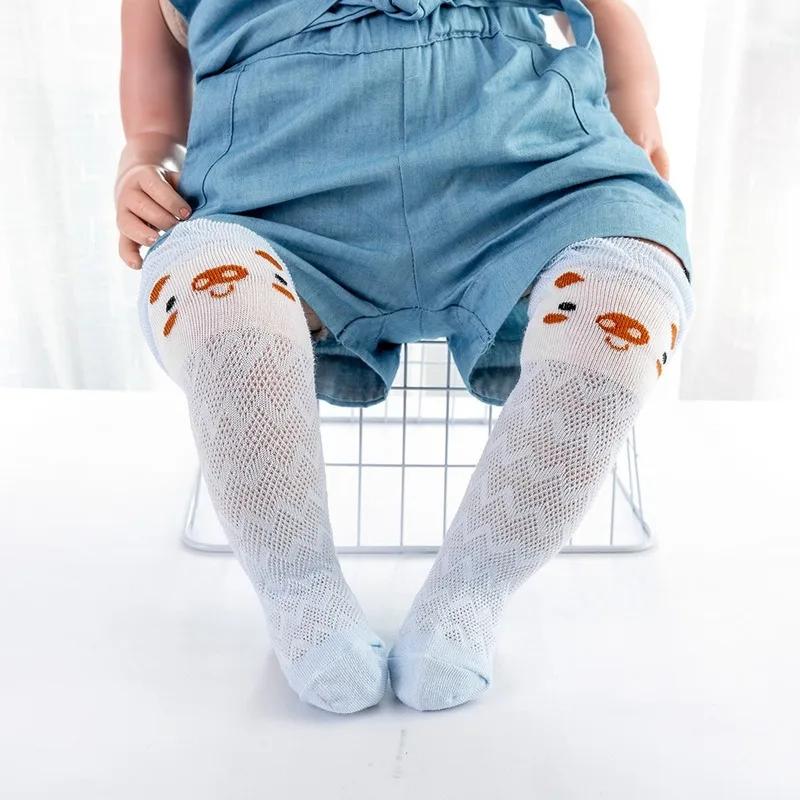 Calcetines de algod&oacute;n con dise&ntilde;o de oso para beb&eacute;, medias de malla con dise&ntilde;o de Animal para ni&ntilde;os y ni&ntilde;as, de 0 a 2 a&ntilde;os, accesorios para beb&eacute;s, 3 par/lote-2