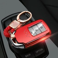 red soft tpu car remote smart key case cover full protection for honda civic crv