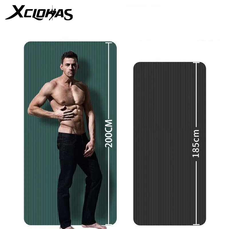 

XC LOHAS Thick Yoga Mat Extra Exercise Mat For Sport Fitness Tasteless Pads Exercise Gymnastics Fitness Mat Pilates Mat For Home