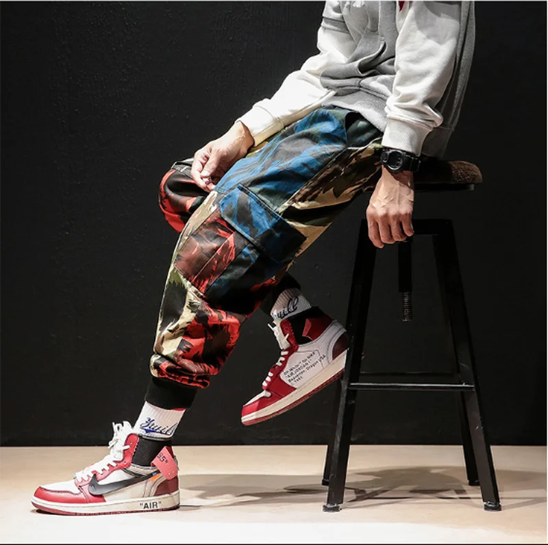 Zogaa дизайнерский бренд 2019 для мужчин бегунов человек хип хоп камуфляжные штаны