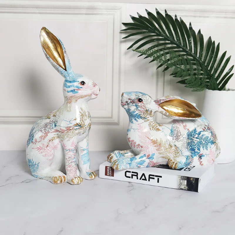 easter decor kids room decoration childrens room fairy garden rabbit home figurines kawaii room decor figurines for interior free global shipping
