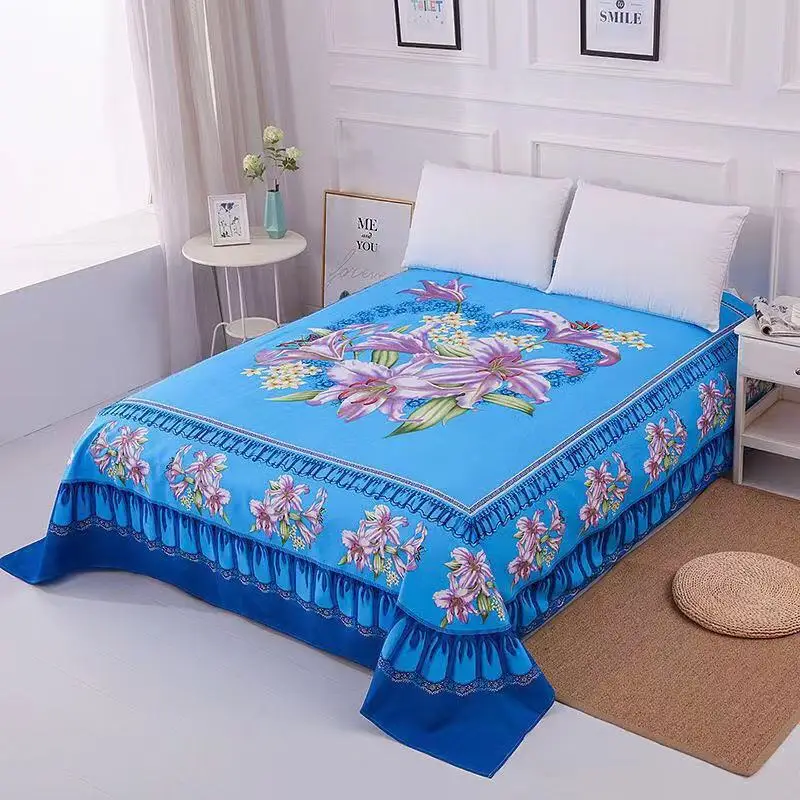 1 шт. мягкая свадебная простыня с цветочным рисунком 245x245 см | Дом и сад