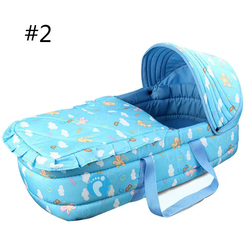 Ivory Детские кроватки и колыбели, переносные кроватки Moses Baskets, переносные кроватки для малышей, дорожные кровати - Color: Ivory
