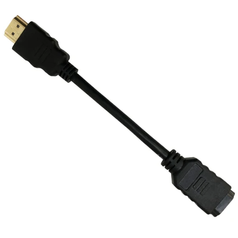 HDMI-совместимый кабель-адаптер 15 см, A папа-B мама, HD-видеоадаптер, Удлинительный кабель для ПК, игровой консоли, проектора