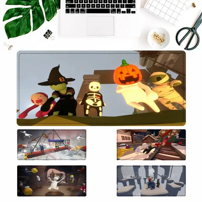 

Fashion Human Fall Flat Gaming Mouse Pad PC Laptop Gamer Mousepad Anime Antislip Mat Keyboard Desk Mat For Overwatch/CS GO