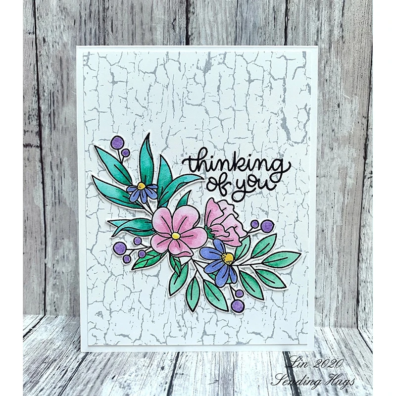 

JC Old Wall Crack Rubber Stamps Silicone for Scrapbooking Diy Handmade Paper Greeting Card Make Sheet Model Craft New Stamp 2020