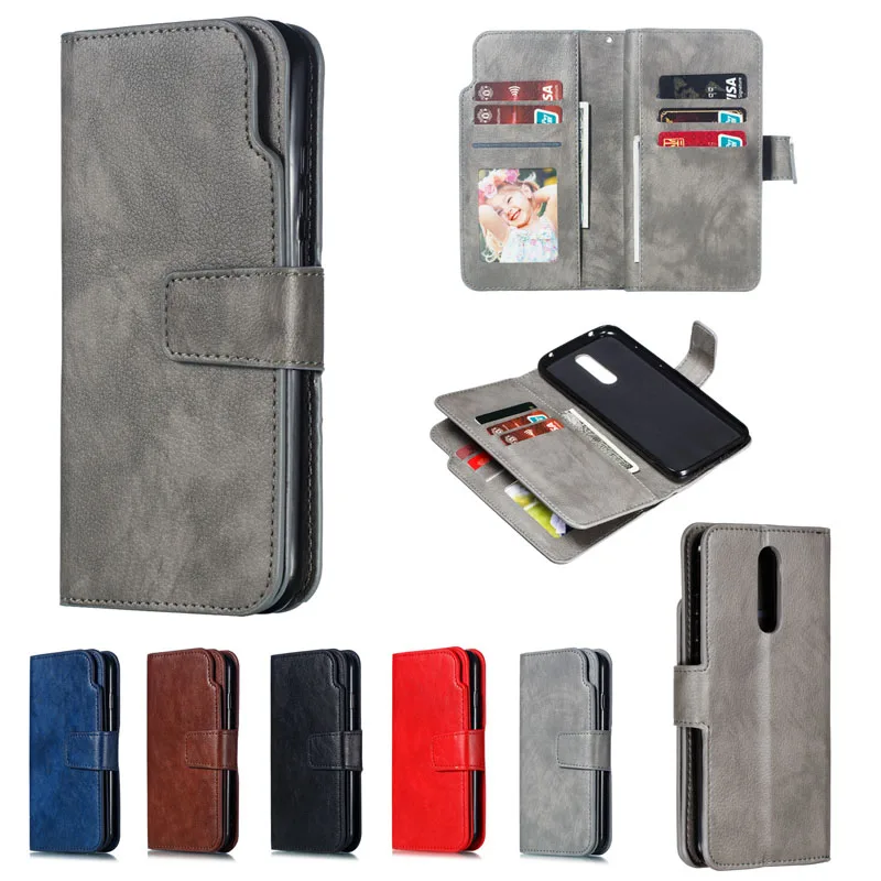 Luxury Flip leather Case For Xiaomi Redmi 8 8A note8 7 pro K20 Mi9t 9 CC9 A3 note 4 5 6 Pro 8LITE 6a 4x 7a Magnetic Stand Cover