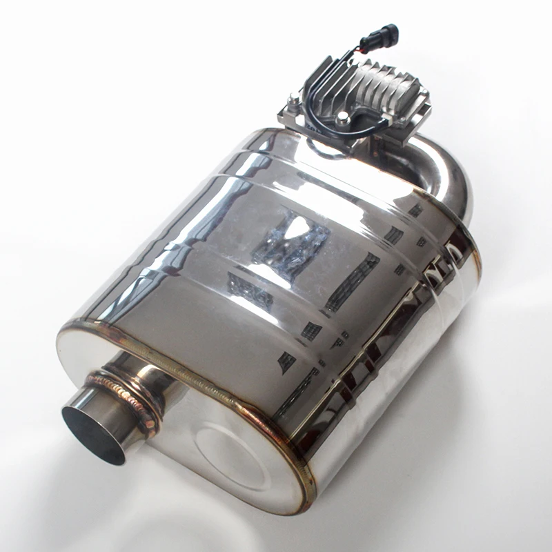 Автомобильная система выхлопных газов с дистанционным управлением двойной