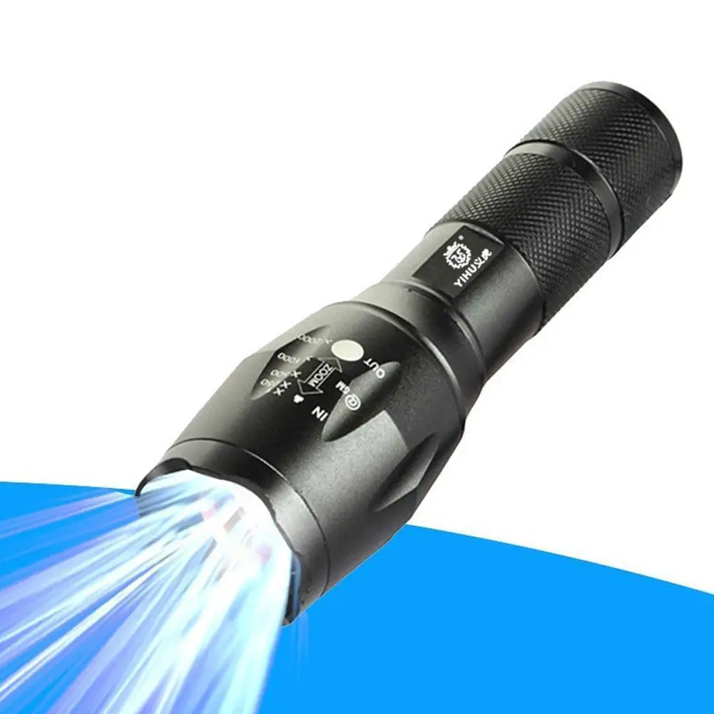 

LED Rechargeable Flashlight Torch Battery 5 Modes Waterproof Powerful Flashlight Led Outdoor Tools Outdoor Camping Supplies