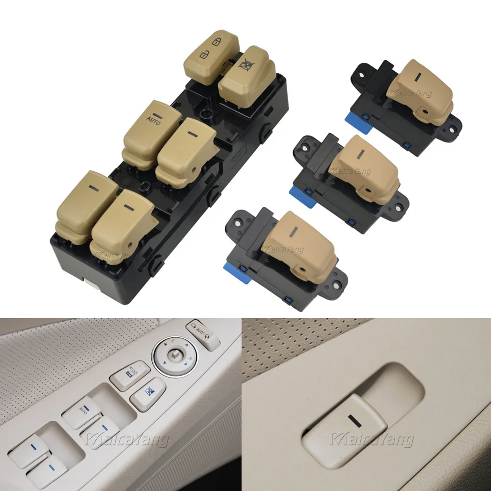 

Electric Power Window Master Control Switch Button Console 93570-3S000RY 93570-3S000 For Hyundai Sonata 2011-2015 Auto Parts