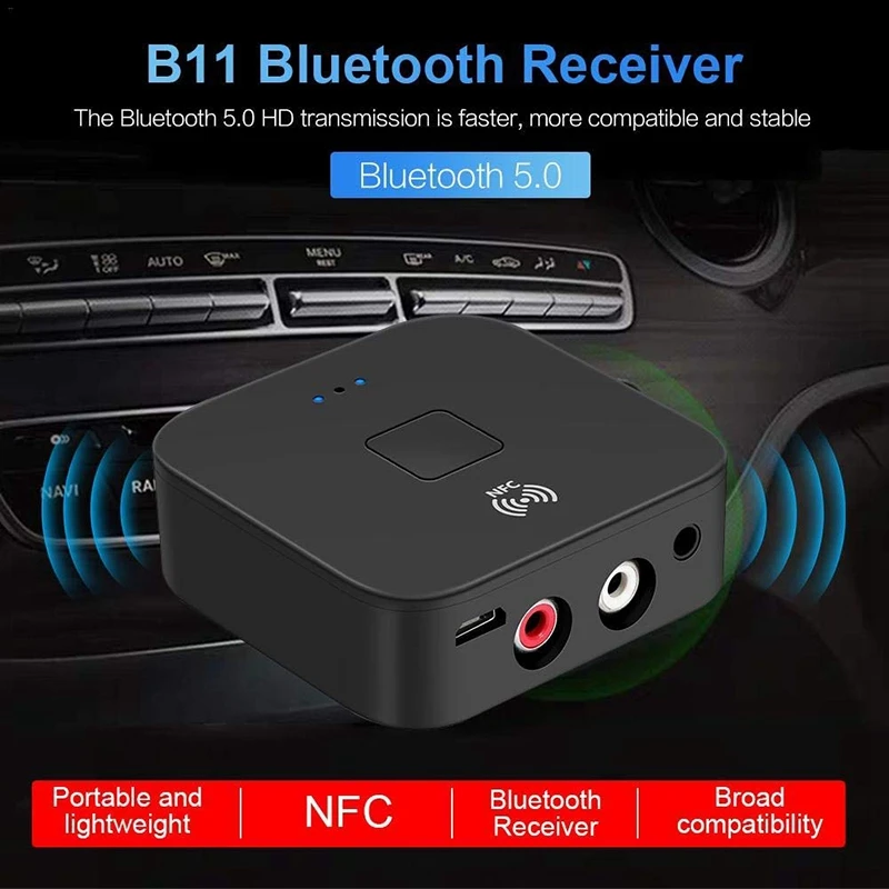 Bluetooth 5 0 приемник APTX LL 3 мм AUX RCA разъем беспроводной адаптер авто вкл/выкл с