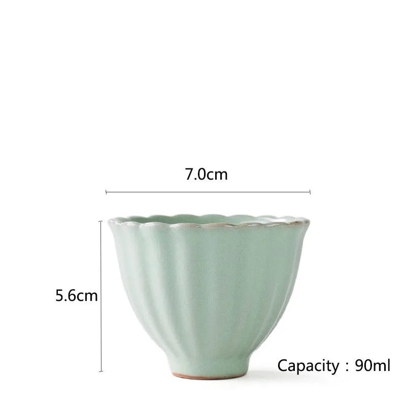 Чайная чашка ручной работы из Китая чайная селadon чайный сервиз горшок посуда для