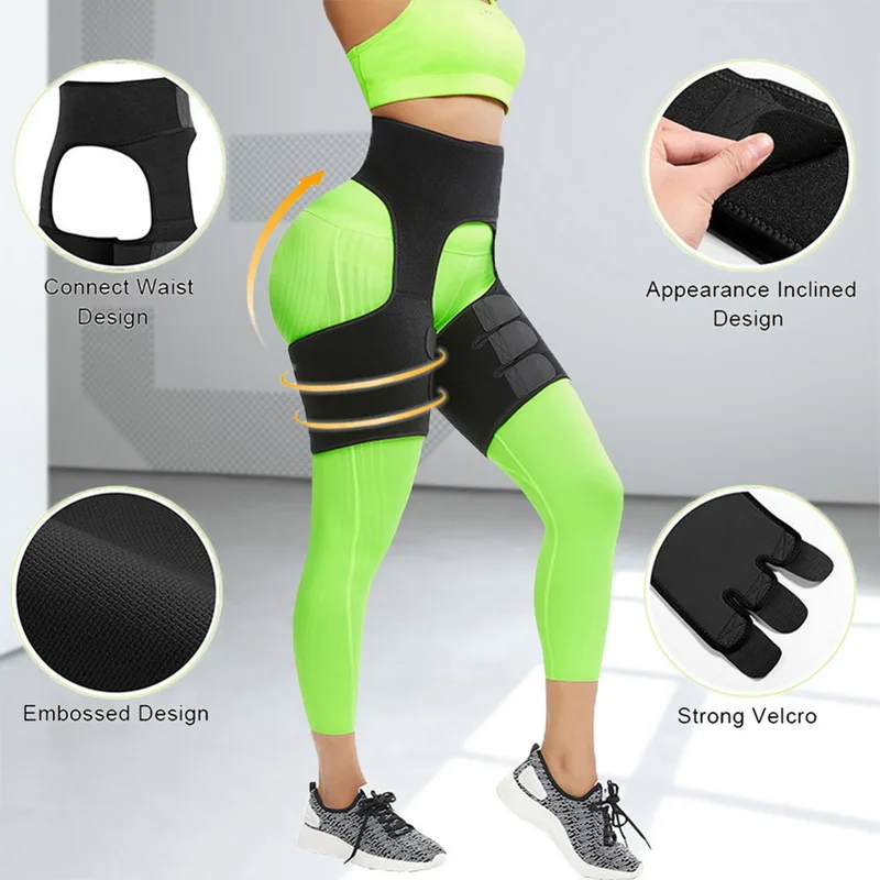 Neoprene Thigh Shaper Sweat Trimmers Leg Lose Weight Slimming Belt Butt Lifter Compress |
