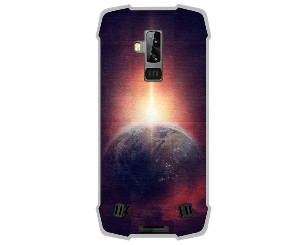 Tpu Gel case for Blackview BV9700 Pro design Earth drawings | Мобильные телефоны и аксессуары