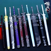 16 scale figure scene accessories abs sword ancient gang sword model lan wangji sword chen qingling ghost flute alloy