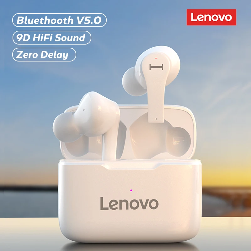 

Original Lenovo QT82 Ture Wireless Earbuds Touch Control Bluetooth Earphones Stereo HD Talking With Mic Wireless Headphones