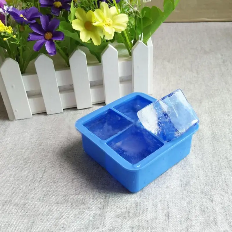 Форма для льда сделай сам с 4 отверстиями креативная Большая Огромная форма