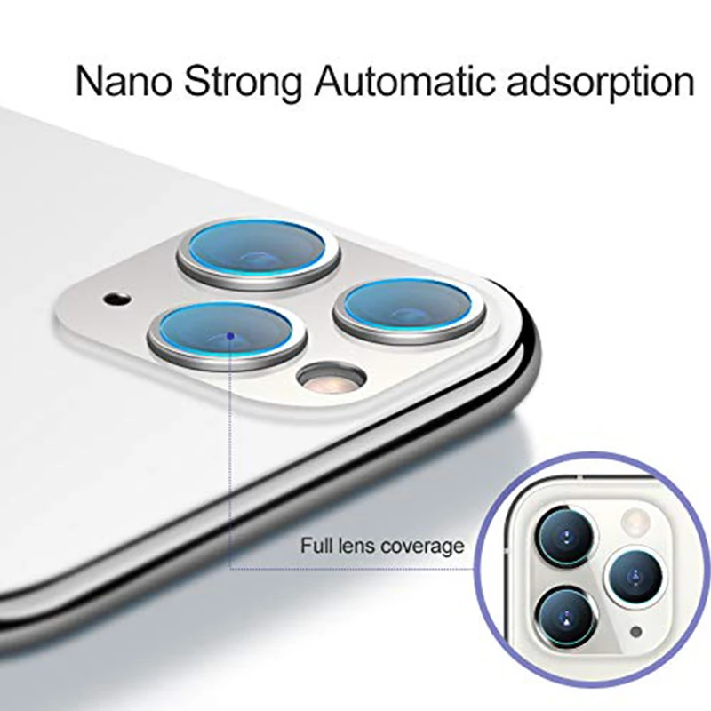 Твердое закаленное стекло 9H для защиты объектива камеры iPhone 11 Pro Max ультратонкое