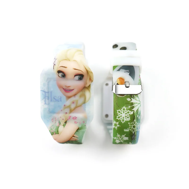 Светодиодные электронные часы Disney Frozen Aisha Anna детские светящиеся для девочек