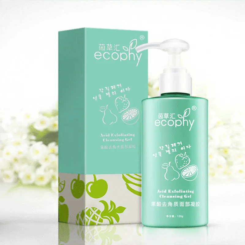 

120g Ecophy кислотный пилинг гель 120 мл для чистки лица ОТШЕЛУШИВАЮЩИЙ ПИЛИНГ-скраб для нежной глубокой чистки и угрей удалить очищающее средств...