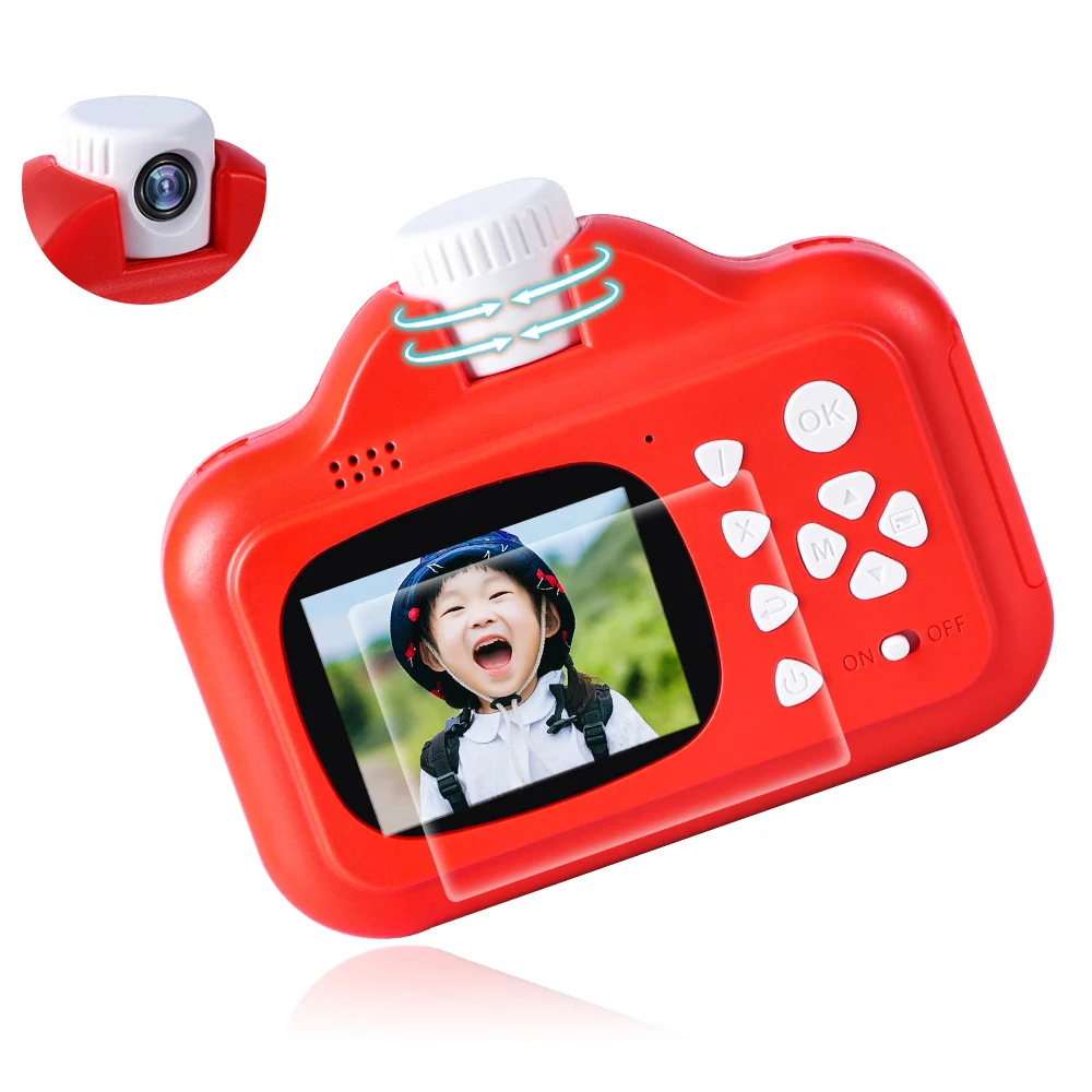 

Kids Instant Print Camera with Thermal Photo Paper,16GB TF Card and Paint Pen Set