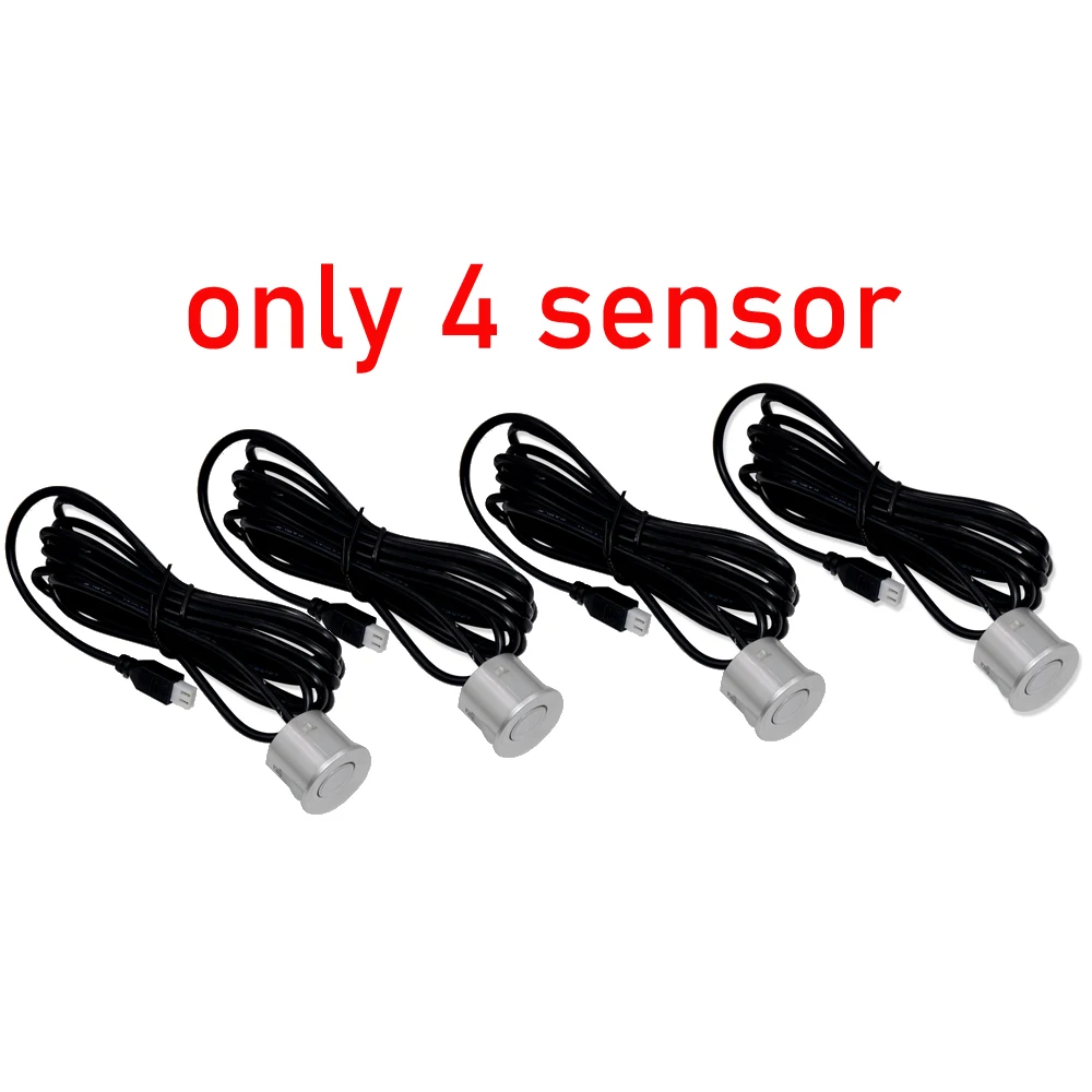 Парктроник со светодиодной индикацией с 4 датчиками парковочный радар для