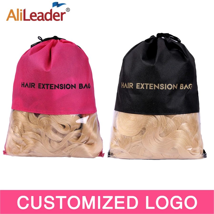 

5/10 шт., водонепроницаемые мешки для хранения волос, из нетканого материала