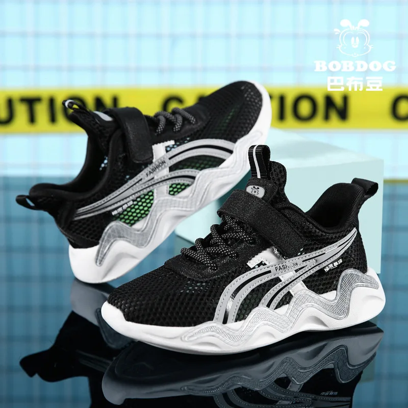 

Adult Children Shoes for Girls Boys 2021 Summer Breathable Mesh Sneakers Sports Tennis Shoes Child Casual Footwear Size 28-38