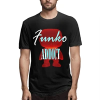funko addict funko pop men casual tees short sleeve crew neck t shirt cotton gift clothes