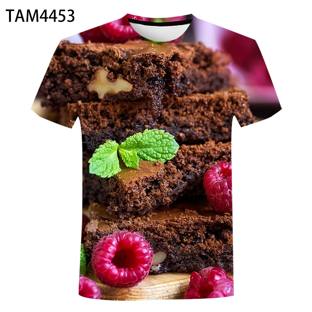 Новый Тип женщин и детей выпеченный в гофрированной формочке 3D печатных футболка