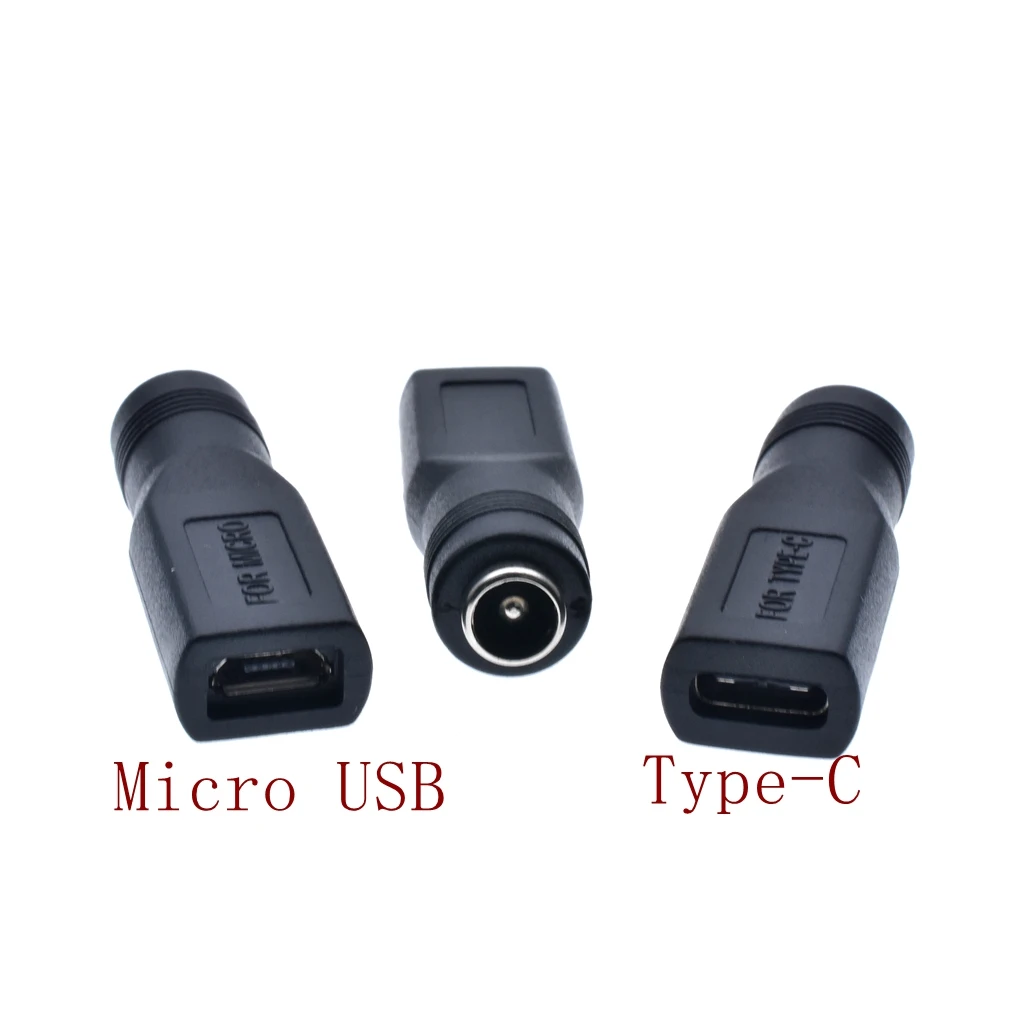 Постоянный ток 5В 5 5*2 1 мм разъем питания USB 3 Тип C c Женский * 2 микро флеш накопитель