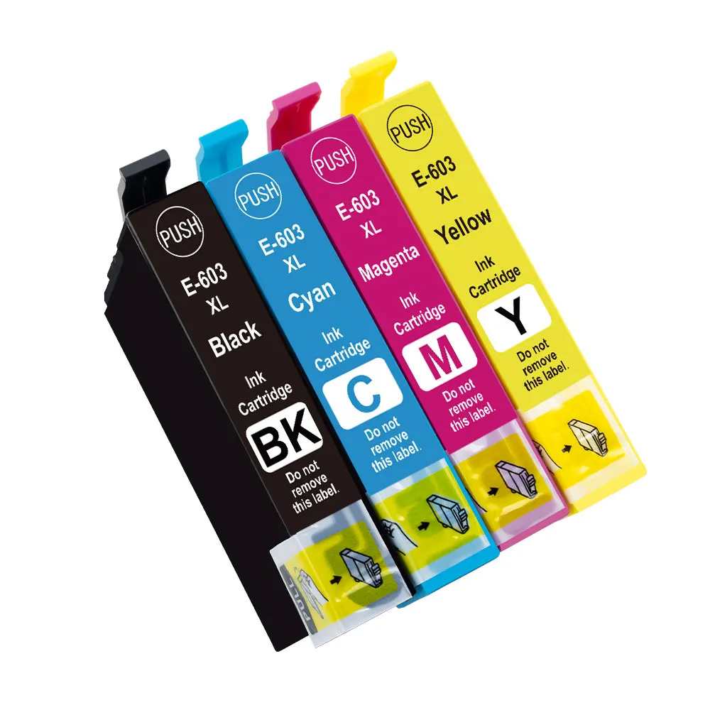 Labelwell 4pk совместимый картридж с чернилами T603XL 603XL полный чернил T 603 XL для Epson XP3105