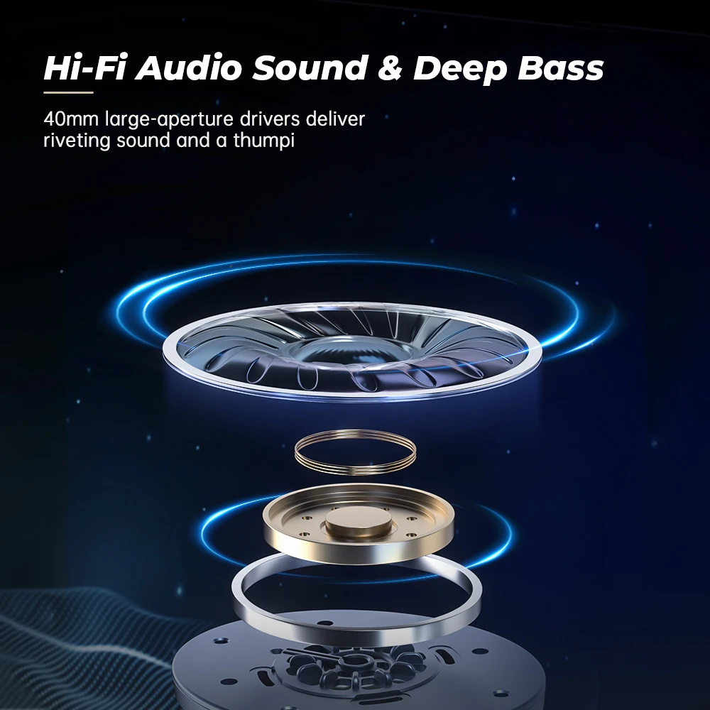 Накладные наушники VANKYO C751 с активным шумоподавлением Беспроводная Bluetooth