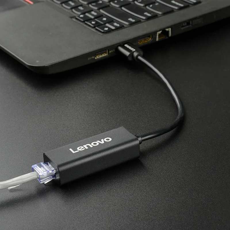 Lenovo USB к RJ45 100M Ethernet Проводная сетевая карта для настольного компьютера ноутбука