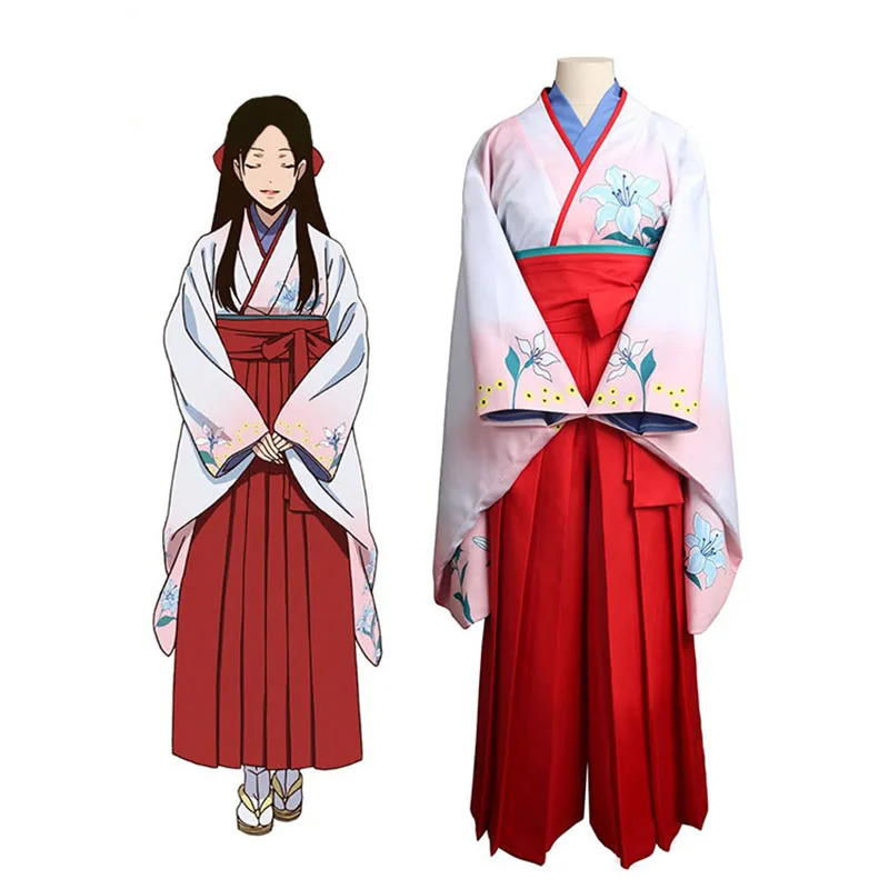 

Anime Kakegurui Compulsive Gambler Nishinotoin Yuriko Kimono Outfits Cosplay Costume Outfits Wig Halloween Carnival Suit