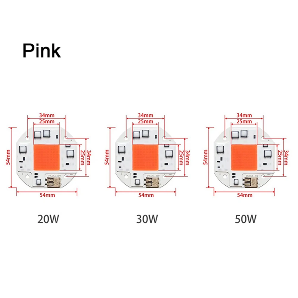 

AC100-260v High Power COB Chip 20W/30W/50W Imitation lumen Beads Lamp Lamp Light Beads Smart IC Driver