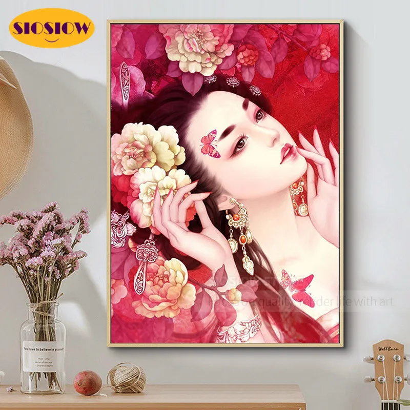 Набор для алмазной вышивки SIOSIOW 5d сделай сам полноразмерная мозаика в китайском