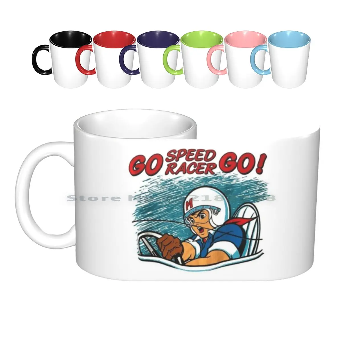 

Vintage Ceramic Mugs Coffee Cups Milk Tea Mug Golang Tv Show Movie Mach 5 Japanese Anime Cartoon Vintage Rare Old T Shrit