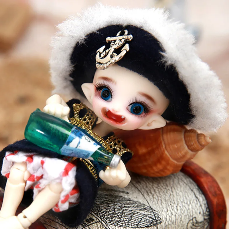 Кукла фэйрленд пукипуки купид3 1/12 BJD розовая улыбка эльфы игрушки для девочки крошечная резиновая шарнирная кукла