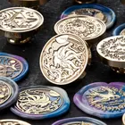 Печать девять хвостовых Лис, 3D рельефная восковая печать, ретро принадлежности для рукоделия, карточка для головы, фотоальбом для упаковки подарков