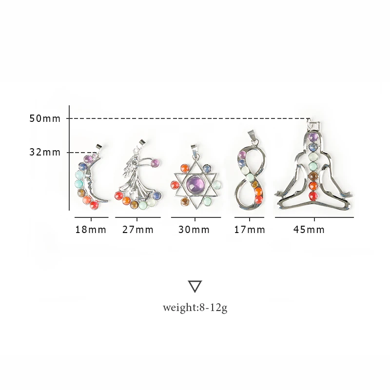 1 шт. Стильная красочная Настоящая Натуральная подвеска ювелирные изделия