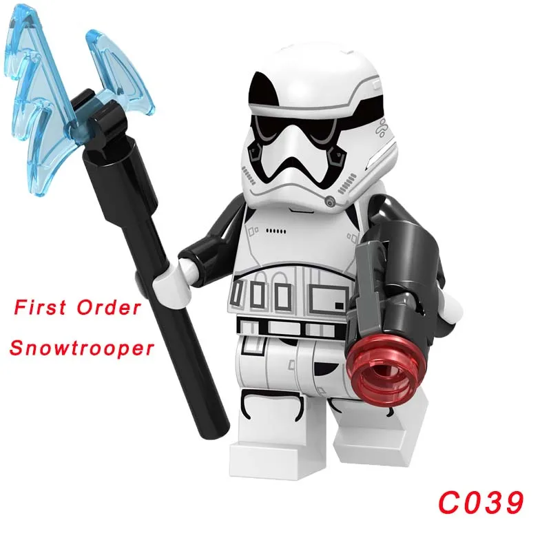 C039 Одиночная Звездные войны кирпич Dewback пустыня Jabba Rancor Amidala C-3Po Хром золотой таваунпун строительный блок - Цвет: C039