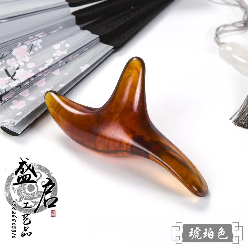 

Resin Wax Massage Triangle Manual Massager Neck Back Leg Arm Body Massage Horn Acupuncture Point Relax Health Care Tool