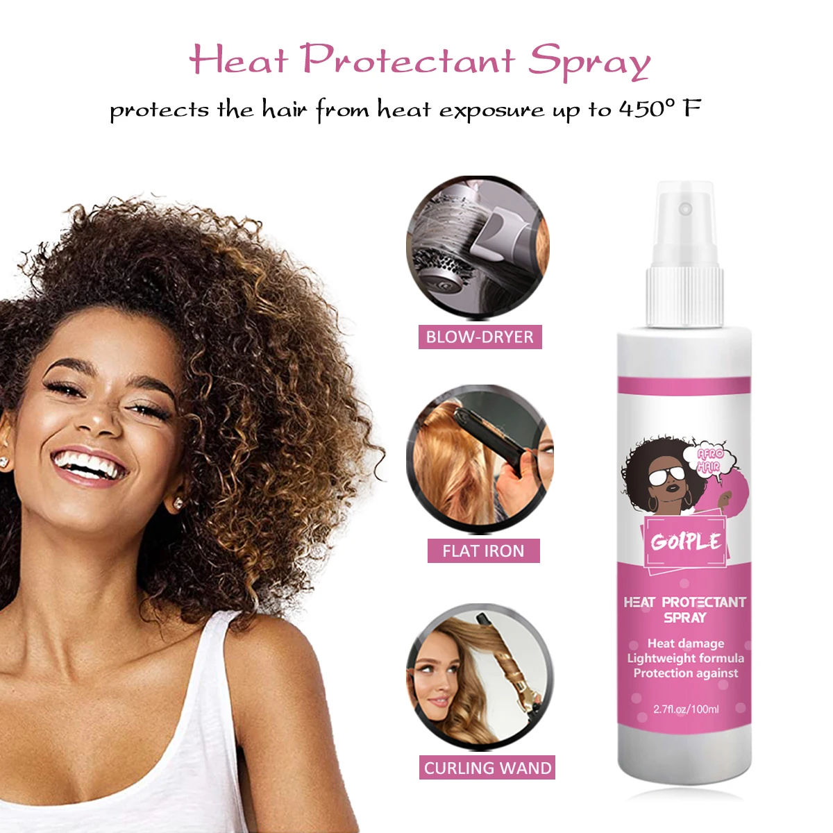 Увлажняющий спрей против экстремального нагрева для ухода за волосами | Красота